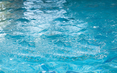 shot of surface of water in swimming pool