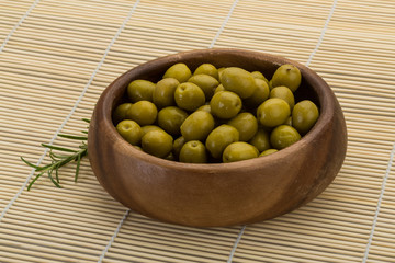 Green olives