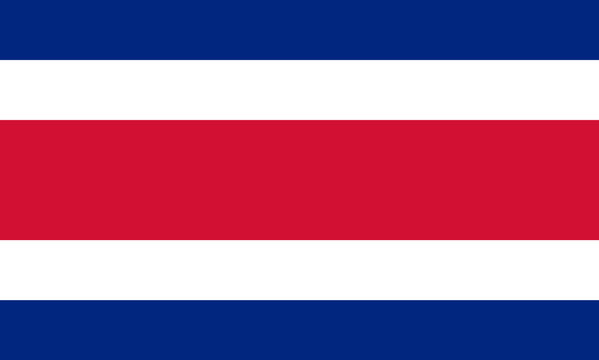 Civil flag of Costa Rica