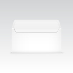 Fototapeta premium White Blank Envelope Isolated