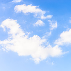 Fototapeta premium Cloud on blue sky