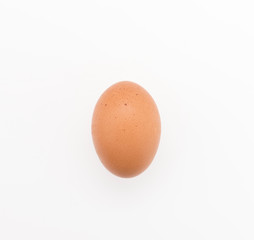 Eggs isolated on white