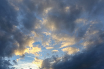Naklejka na ściany i meble blue sky with beautiful cloud