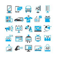marketing promotion icons
