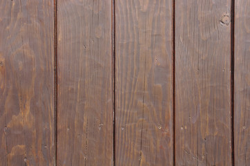 Brown wood wall closeup