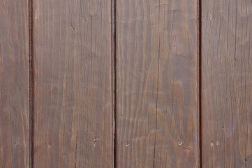 Brown wood wall closeup