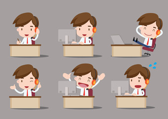 Businessman series - customer service