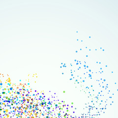 Bright colorful card template paint liquid stain