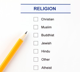 Religion questionnaire