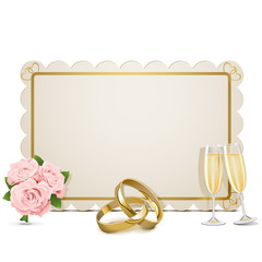 Vector Wedding Frame