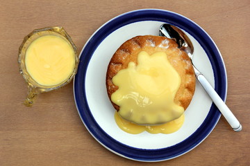 Pie and custard