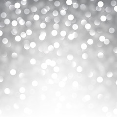 Silver christmas background.