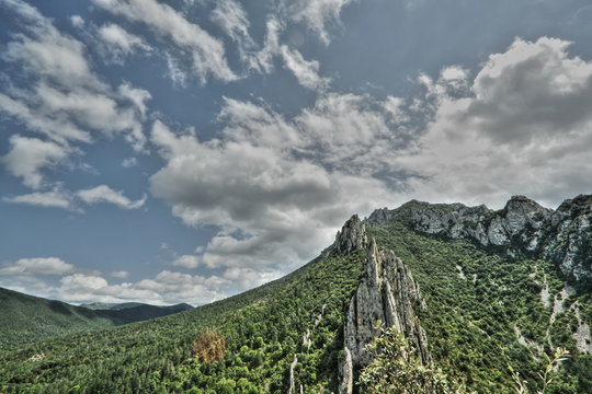 Gorges de la pierre-lys vue du belv&eacute;d&egrave;re du diable