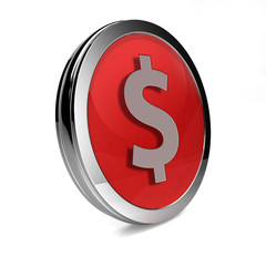 money circular icon on white background