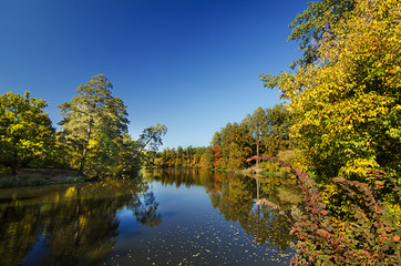 Fototapeta premium Autumn lake