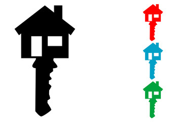 Pictograma inmobiliaria con varios colores