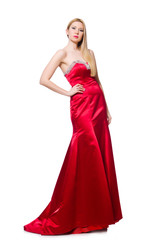 Woman in fashion clothing concept