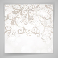 Abstract floral background with oriental flowers.