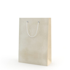 Paper bag , isolated