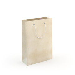 Paper bag , isolated