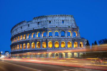 Fototapeta na wymiar Colosseum in Rome - Italy