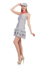 Young woman in fashion concept