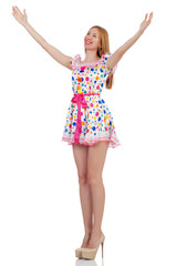 Fototapeta premium Woman in fashion clothing concept