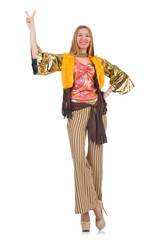 Woman in fashion clothing concept