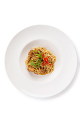 thai style fusion spaghetti