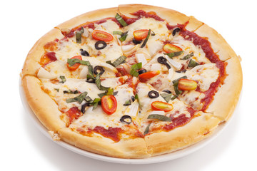 vegetable pizza