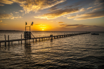 Fototapeta premium sunset in sicily