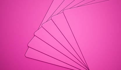 Pink abstract card concept