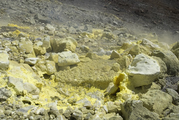 Solfatara on the aeolian island of Vulcano.
