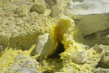 Solfatara on the aeolian island of Vulcano.