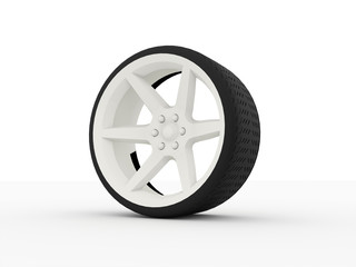 Obraz premium Car wheel with