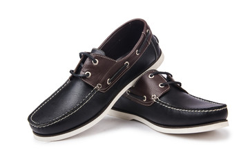 Male shoes isolated on white