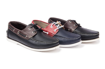 Male shoes isolated on white