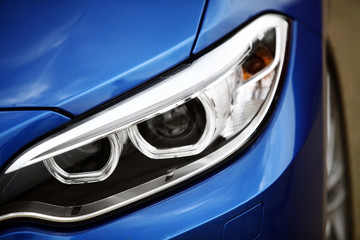 Obraz na płótnie Canvas Car LED headlight