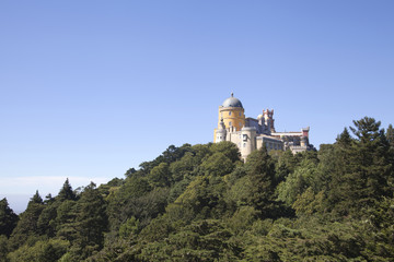Fototapeta na wymiar Pena palace in Sintra, Portugal