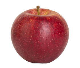red apple isolated on white background