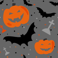 Halloween seamless pattern