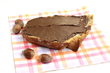 tartine de chocolat
