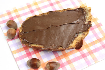 tartine de chocolat