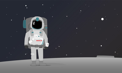 Naklejka premium an astronaut