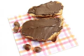 tartine de chocolat