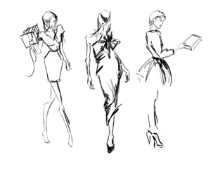 SKETCH. fashion girls