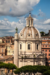 Naklejka na ściany i meble Historical center of Rome