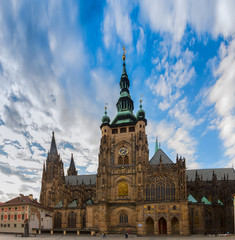 Fototapeta na wymiar st Vitus cathedral, Prague