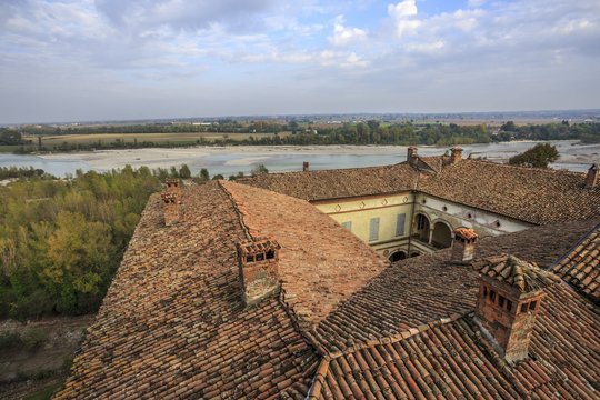 Rivalta Castle roofs