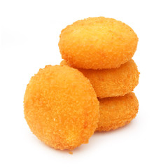 Croquettes panées - Breaded croquette